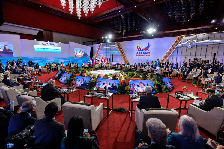 Foreign ministers attend the 33rd ASEAN Regional Forum (ARF), part of the ASEAN Foreign Ministers' Meeting, at the Philippine International Convention Center on July 23, 2026 in Pasay, Metro Manila, Philippines.