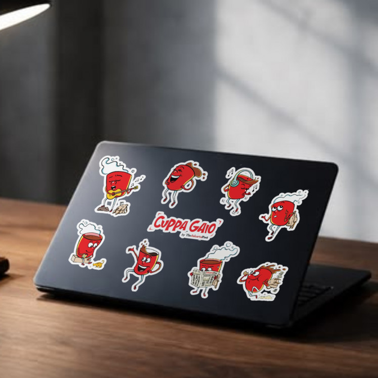JP Sticker Cuppa Gaio