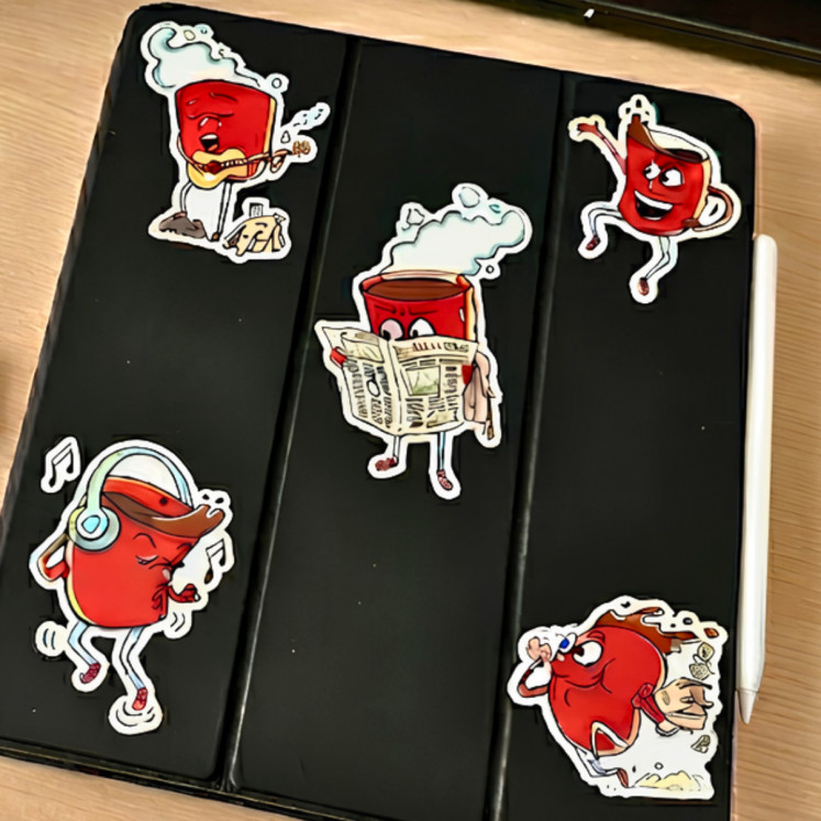 JP Sticker Cuppa Gaio