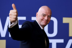 FIFA President Gianni Infantino arrives at the stadium before the FIFA World Cup 2026 Final match between Spain and Argentina at New York New Jersey Stadium on July 19, 2026 in East Rutherford, New Jersey. 