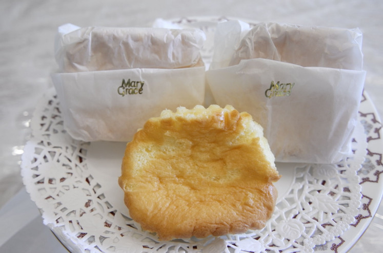 Citrus cloud: Mary Grace's ultra-soft and airy mamon cake is delicately flavored with orange and lemon, adding a bright citrus note to the buttery Filipino favorite.