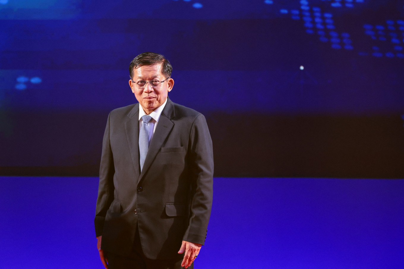 Myanmar's junta chief turned president Min Aung Hlaing attends the Thailand-Myanmar Business Forum 2026 at Queen Sirikit National Convention Center in Bangkok, Thailand, August 6, 2026.