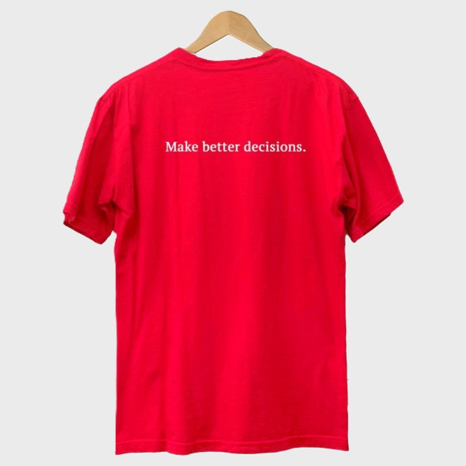 The Jakarta Post Exclusive “Make Better Decisions” T-Shirt