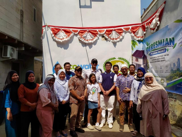 Darren Ismaya Karmaina collaborated with EcoWater Technology for the Water Guardian initiative, which focuses on issues related to clean water and sanitation. (Courtesy of EcoWater Technology)