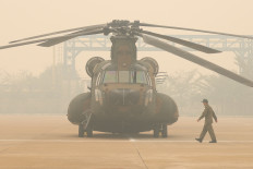 Worsening haze delays Japan firefighting mission in West Kalimantan