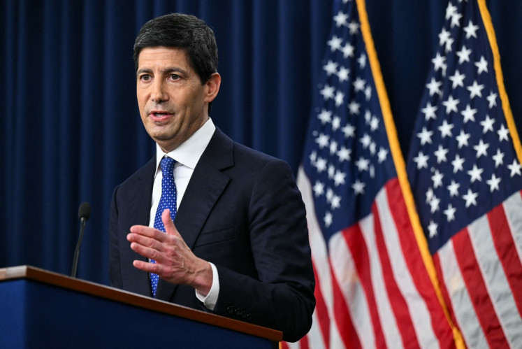 US Federal Reserve Chair Kevin Warsh speaks during a news conference at the William McChesney Martin Jr. Federal Reserve Board Building in Washington, DC, on September 16, 2026. 