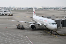 An Airbus A321neo aircraft of China Eastern Airlines is pictured at the Shanghai Hongqiao International Airport in Shanghai on May 12, 2026.