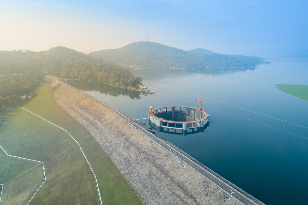 The Jatiluhur Dam is seen in Purwakarta regency, West Java in this undated photo