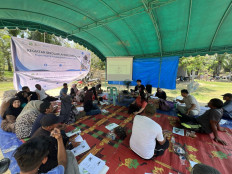 M4CR Livelihood Field School Training in Pangkalan Siata Village, North Sumatra. (Image Courtesy of The M4CR Project)