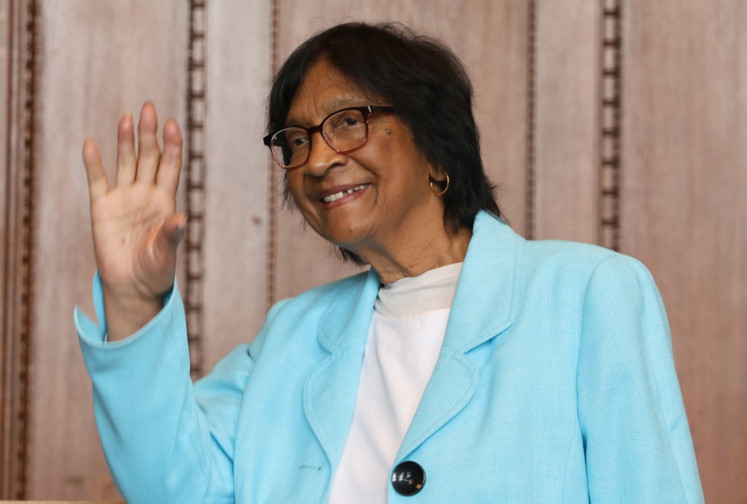 South African lawyer and champion of international law Navi Pillay is pictured after she was awarded the 2026 Nobel Peace Prize, on October 9, 2026 at the historic Courtroom 600 of Nuremberg's Palace of Justice, venue of the 1945-1946 Nuremberg Trials against leaders of defeated Nazi Germany, in Nuremberg, southern Germany, where she was attending the Nuremberg Forum 2026 conference of the International Nuremberg Principles Academy. The Nobel Peace Prize was awarded to Pillay, the judge who headed the Rwanda genocide tribunal and who last year presided over a UN commission which accused Israel of genocide in Gaza.