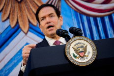 United States Secretary of State Marco Rubio speaks on Sept. 3, 2026, during the launch of the Foundry School, a national training program, at the US Institute of Peace in Washington, DC.