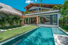 A newly built villa listed for yearly rent in Pererenan, where long-stay rents now rival those in Canggu. 
