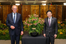 In Singapore, Merz seeks to widen market access to counter trade restrictions